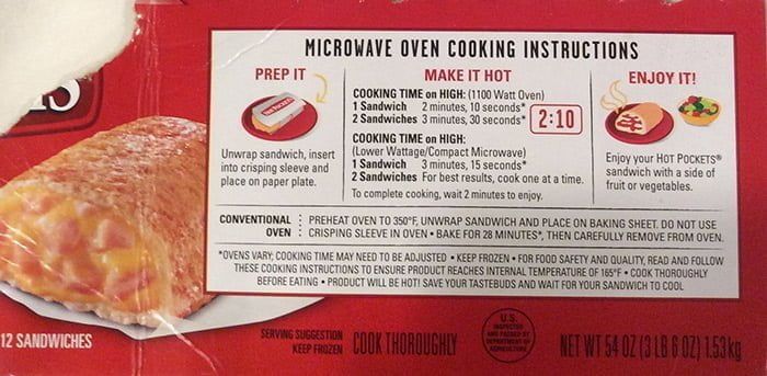 How Long To Microwave Hot Pocket Time Temp Cooking Guide